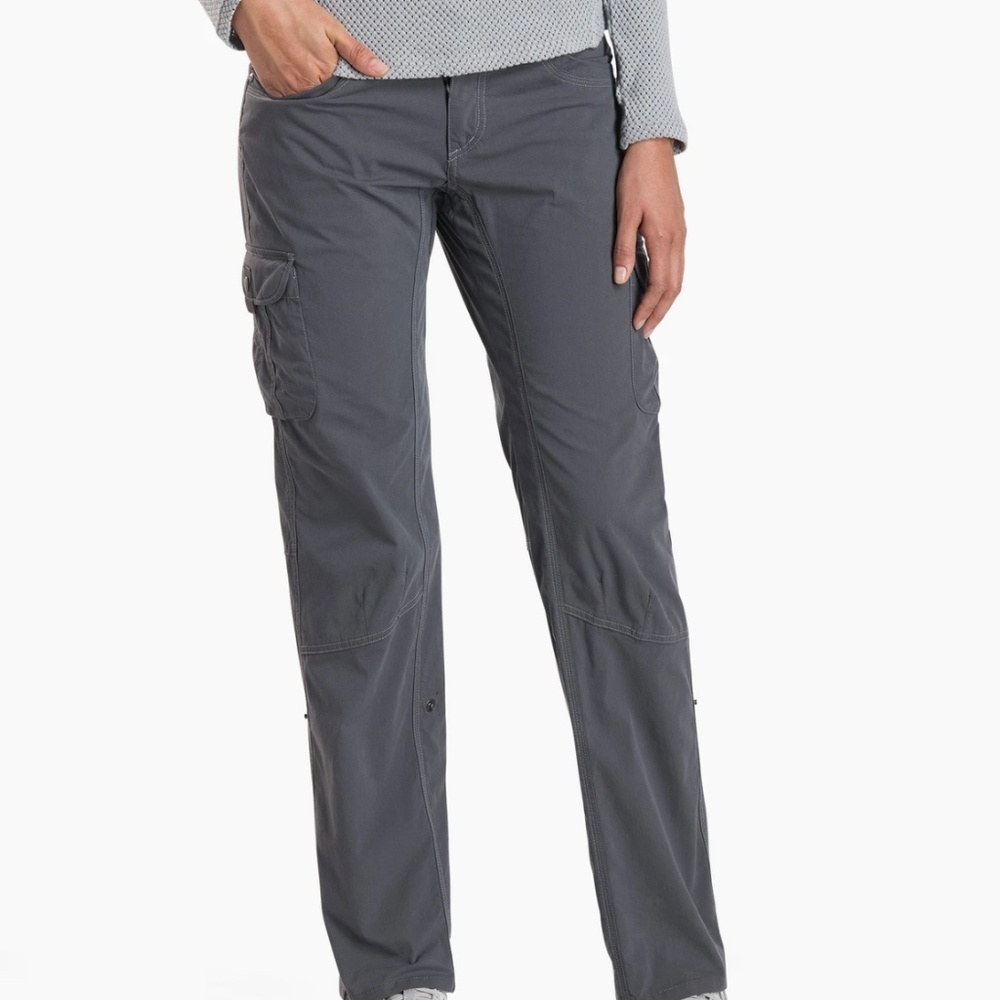 Women’s Kuhl Splash Roll Up Cargo Pant 14 R Shadow Gray